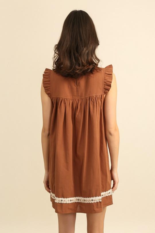 Robes courtes Femme Beige Daphnea 32150 Efashion Paris