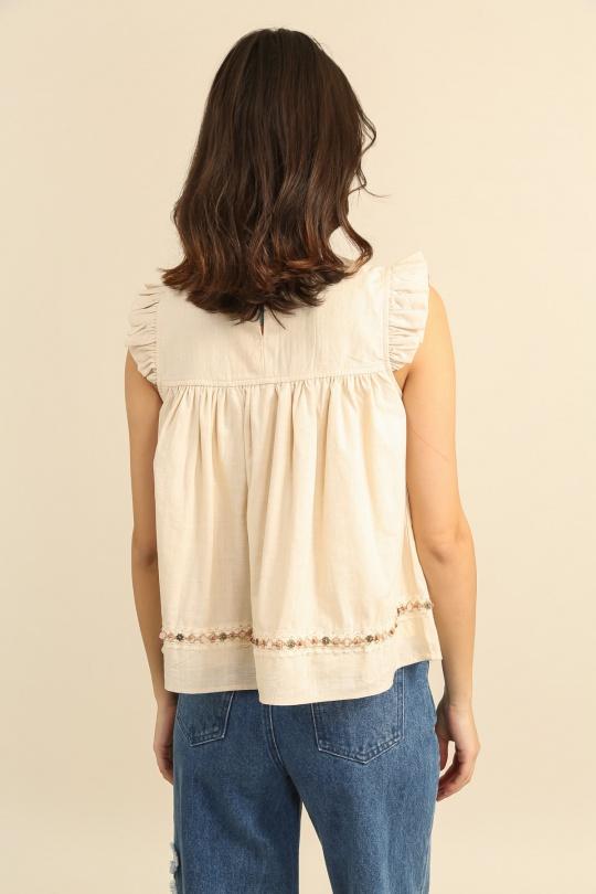 Tops Femme Camel Daphnea 32139 Efashion Paris