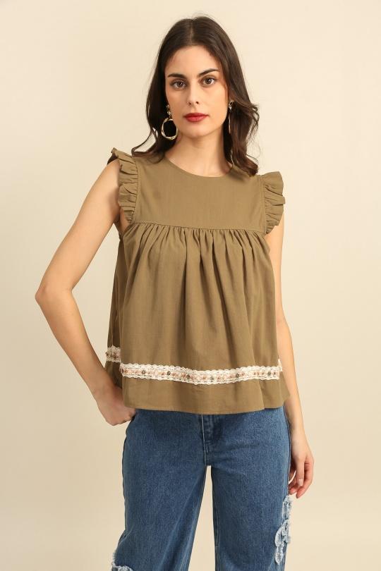 Tops Femme Camel Daphnea 32139 Efashion Paris