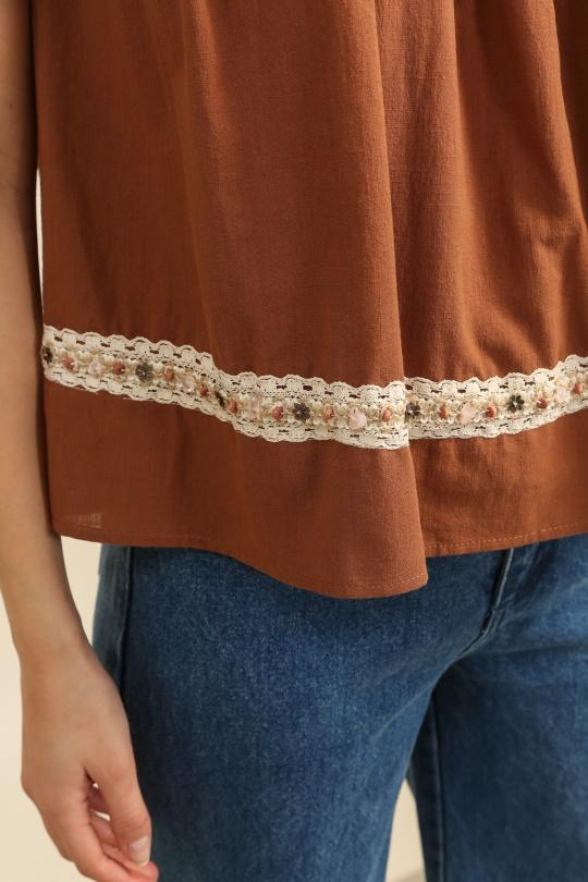 Tops Femme Camel Daphnea 32139 Efashion Paris