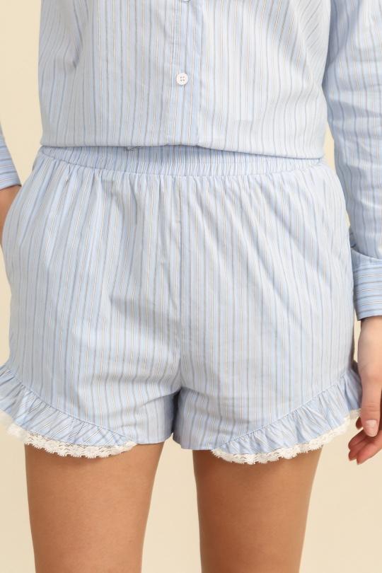 Shorts Femme Rose Daphnea 6025 Efashion Paris