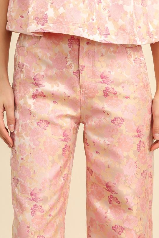 Pantalons Femme Rose Daphnea 6033 Efashion Paris