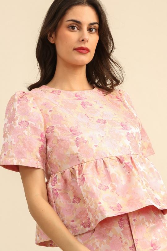 Tops Mujer Pink Daphnea 6035 Efashion Paris