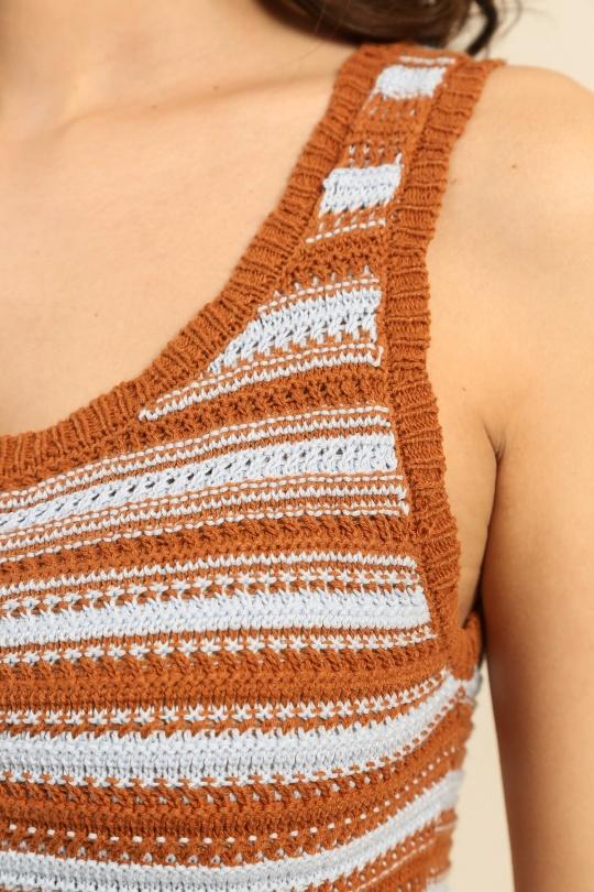 Vestidos cortos Mujer Camel Daphnea A1600 Efashion Paris