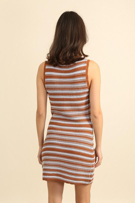 Vestidos cortos Mujer Camel Daphnea A1600 Efashion Paris