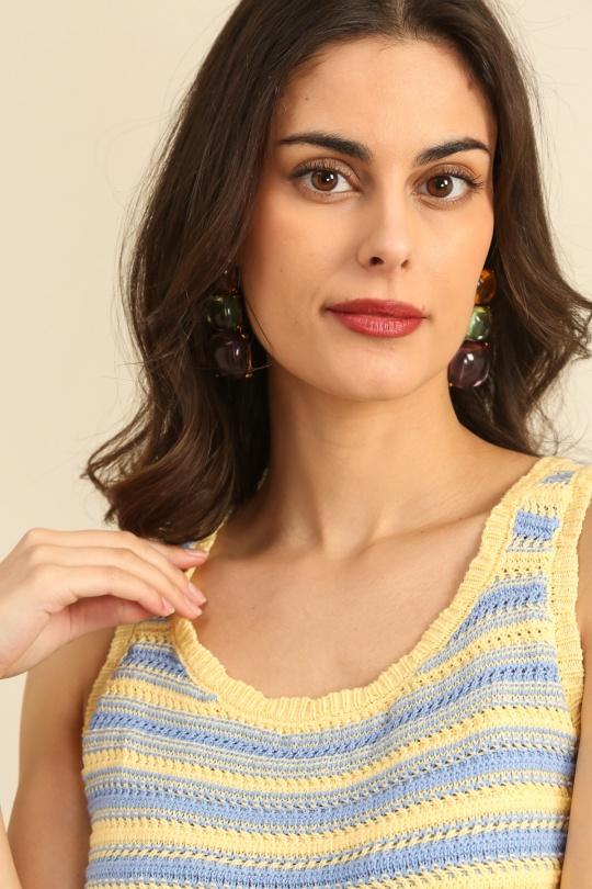 Vestidos cortos Mujer Camel Daphnea A1600 Efashion Paris