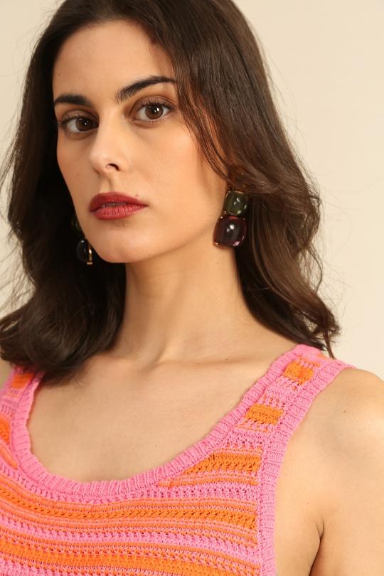 Vestidos cortos Mujer Camel Daphnea A1600 Efashion Paris