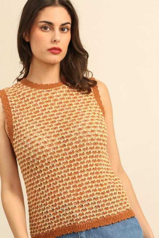 Tops Femme Camel Daphnea A1586 Efashion Paris