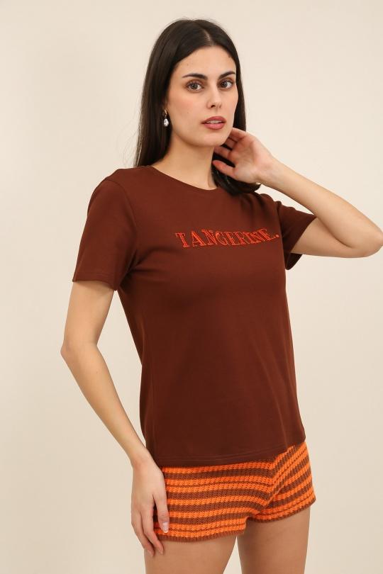 T-shirts Femme Blanc Daphnea 32195 Efashion Paris