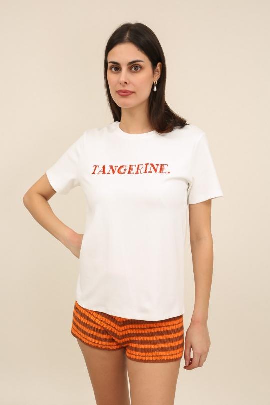 T-shirts Femme Blanc Daphnea 32195 Efashion Paris