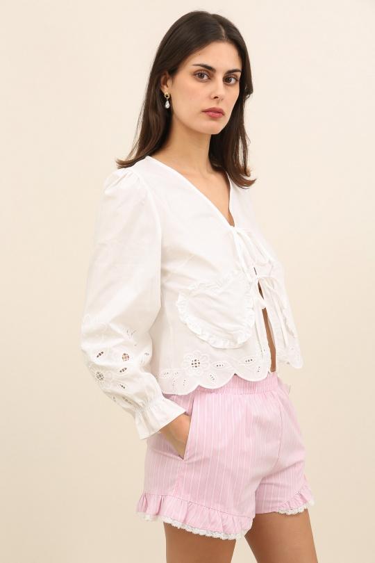 Tops Mujer White Daphnea 32196 Efashion Paris