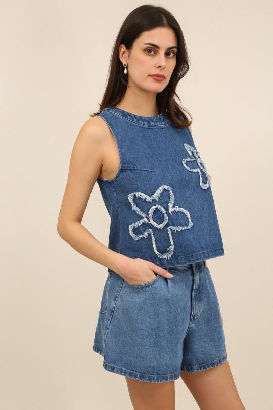 Tops Femme Bleu foncé Daphnea 5986 Efashion Paris