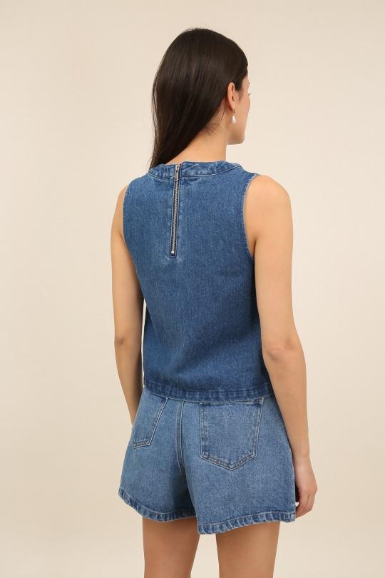 Tops Femme Bleu foncé Daphnea 5986 Efashion Paris