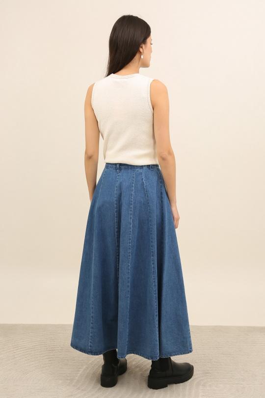 Jupes Femme Bleu foncé Daphnea 5992 Efashion Paris