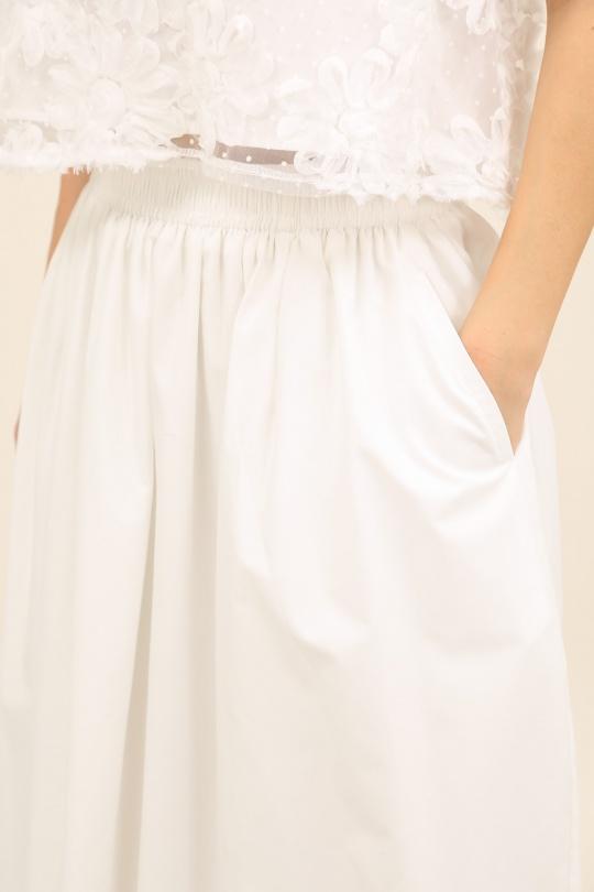 Jupes Femme Blanc Daphnea 32120 Efashion Paris