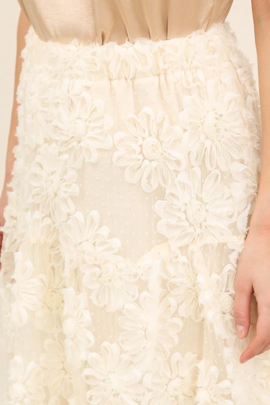 Jupes Femme Beige Daphnea 32161 Efashion Paris