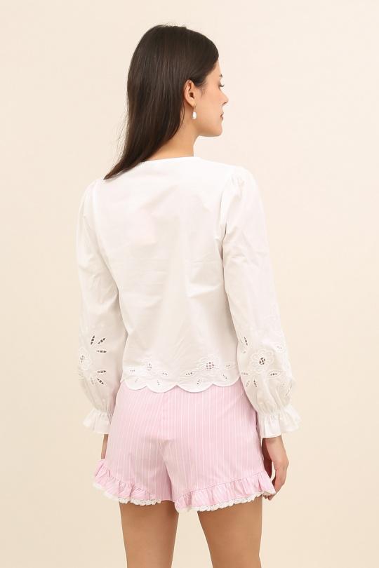 Shorts Femme Rose Daphnea 6025 Efashion Paris