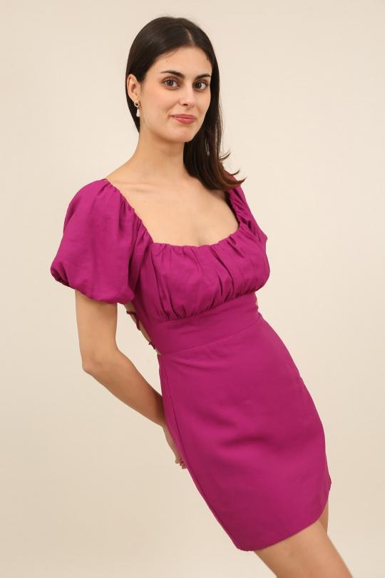 Vestidos cortos Mujer Green Daphnea 6027 Efashion Paris