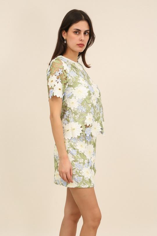 Faldas Mujer White Daphnea 6031 Efashion Paris