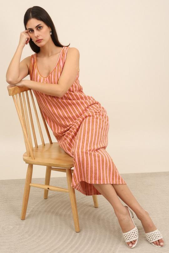 Vestidos largos Mujer White Daphnea 32156 Efashion Paris