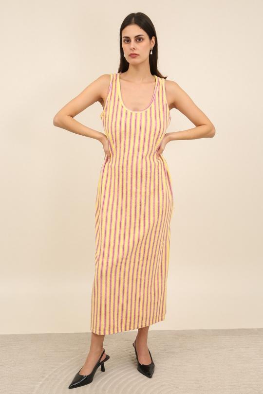 Vestidos largos Mujer White Daphnea 32156 Efashion Paris