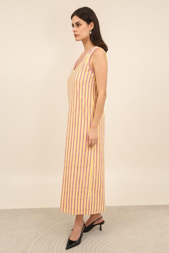 Vestidos largos Mujer White Daphnea 32156 Efashion Paris