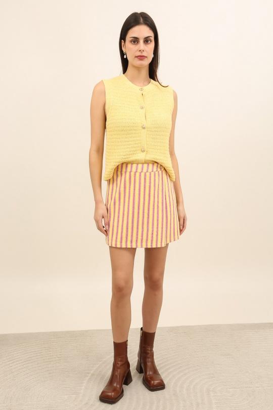 Faldas Mujer White Daphnea 32157 Efashion Paris