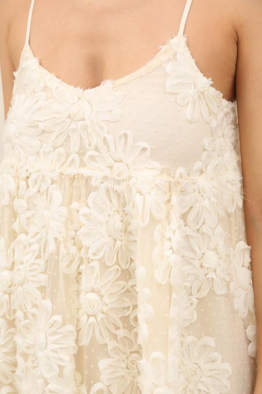 Vestidos cortos Mujer Beige Daphnea 32162 Efashion Paris