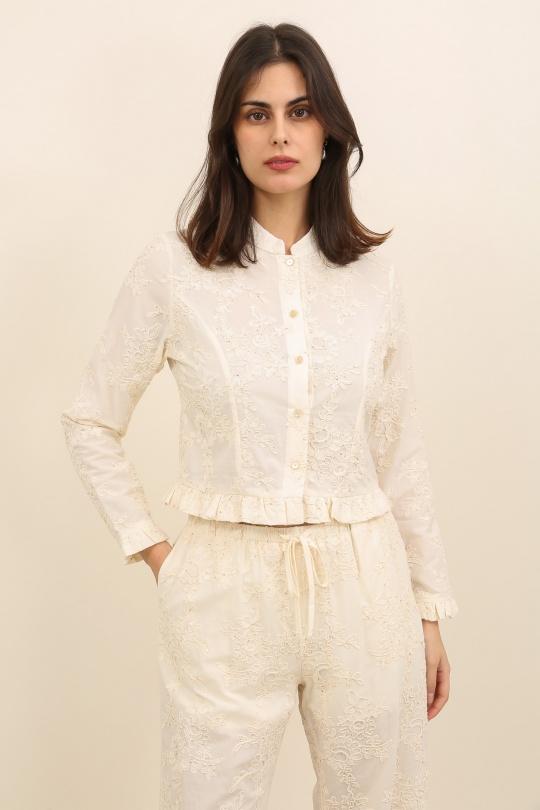 Chemises Femme Beige Daphnea 32163 Efashion Paris