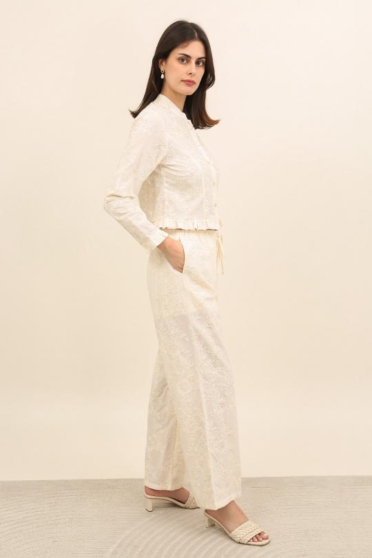 Pantalons Femme Beige Daphnea 32165 Efashion Paris
