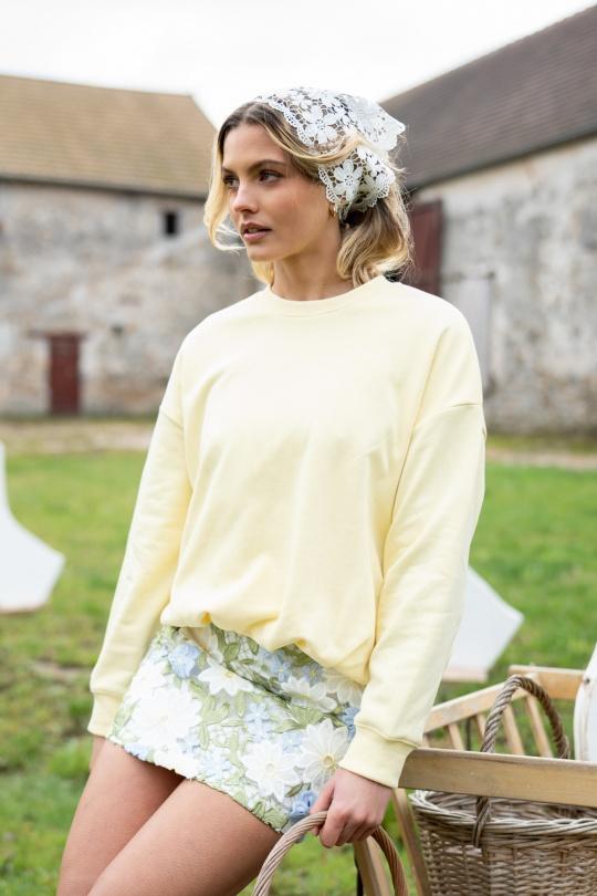 Sweats Femme Jaune Daphnea 32173 Efashion Paris