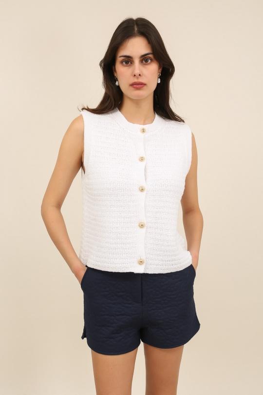 Gilets Femme Rouille Daphnea A1581 Efashion Paris