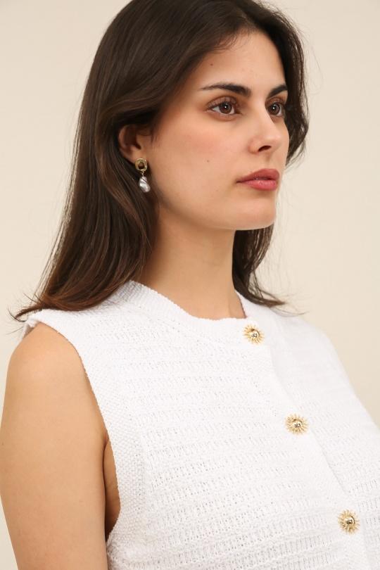 Gilets Femme Rouille Daphnea A1581 Efashion Paris