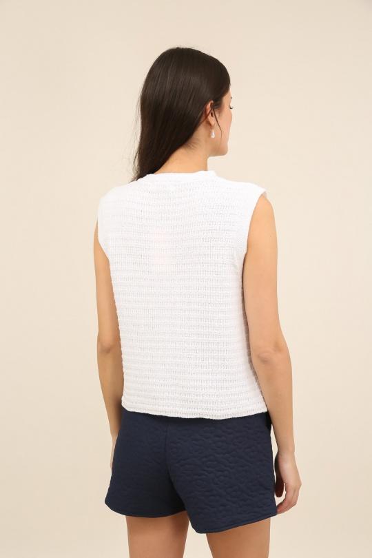 Gilets Femme Rouille Daphnea A1581 Efashion Paris