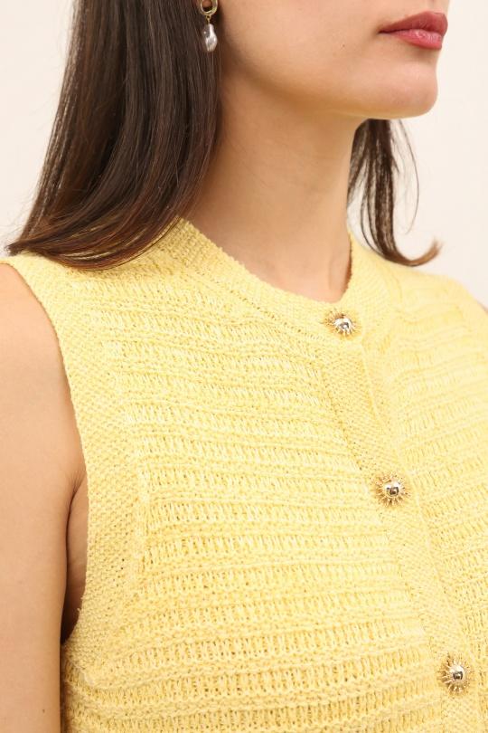 Gilets Femme Rouille Daphnea A1581 Efashion Paris