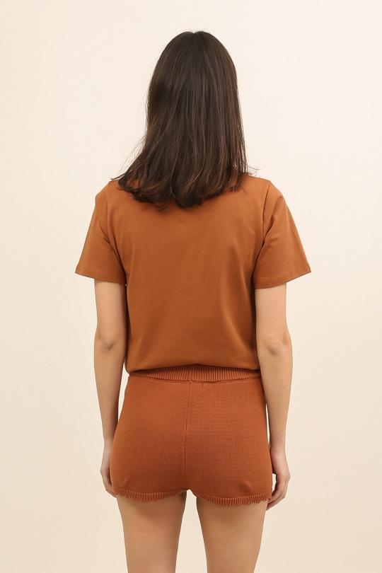 Shorts Femme Rouge Daphnea A1583 Efashion Paris