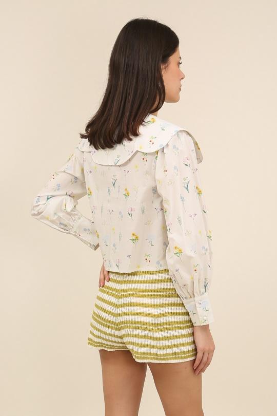 Shorts Women Orange Daphnea A1595 Efashion Paris