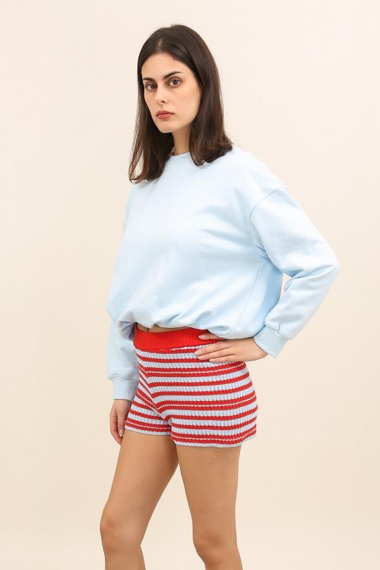 Shorts Women Orange Daphnea A1595 Efashion Paris