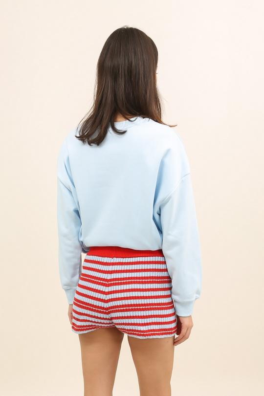 Shorts Women Orange Daphnea A1595 Efashion Paris