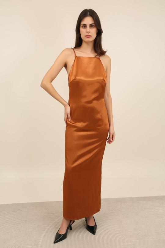 Robes longues Femme Noir Daphnea 6059 Efashion Paris