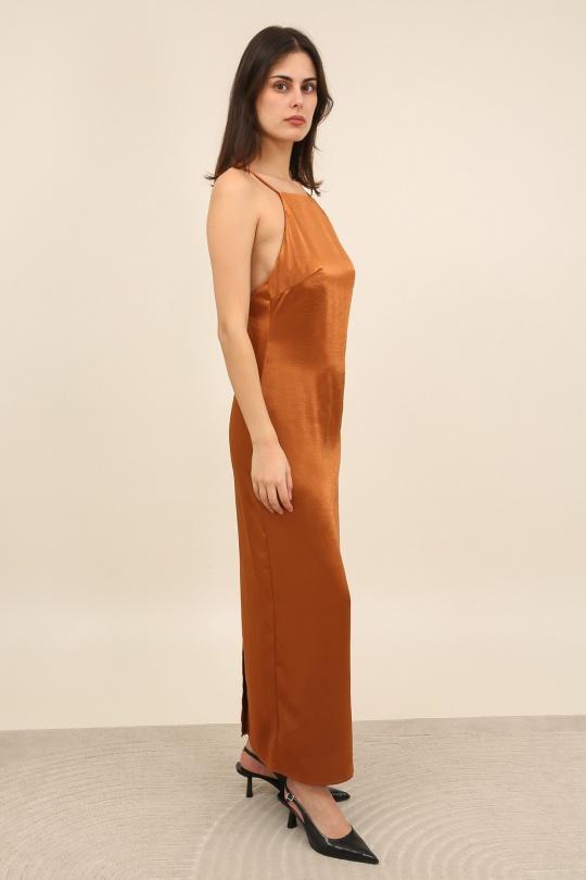 Robes longues Femme Noir Daphnea 6059 Efashion Paris