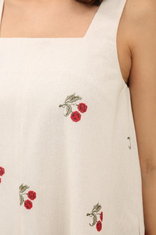 Vestidos cortos Mujer Beige Daphnea 6067 Efashion Paris