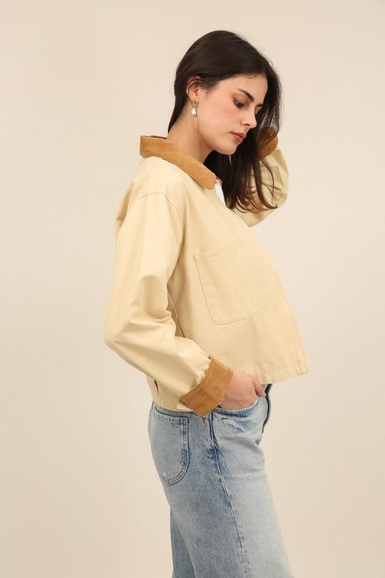 Vestes  Femme Beige Daphnea 32179 Efashion Paris