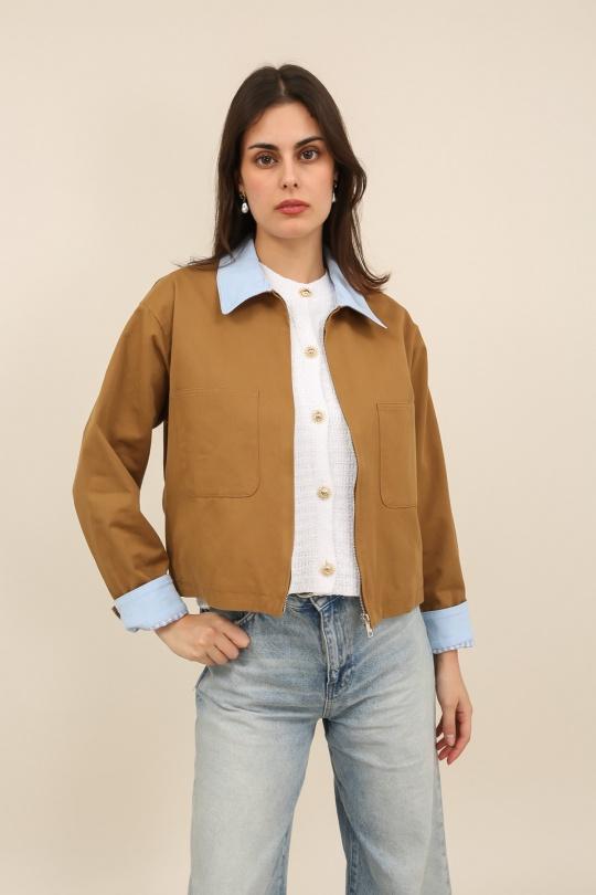 Vestes  Femme Beige Daphnea 32179 Efashion Paris