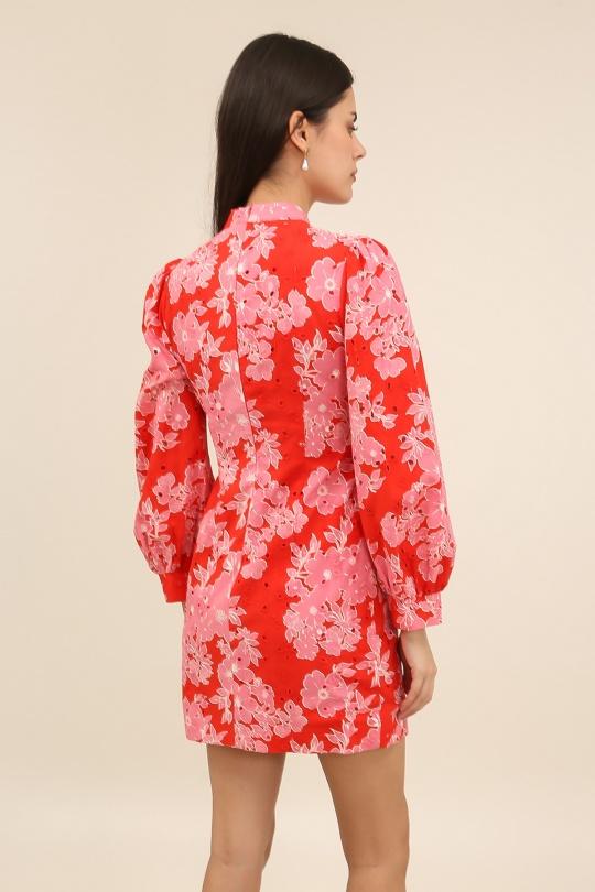 Vestidos cortos Mujer Red Daphnea 32205 Efashion Paris