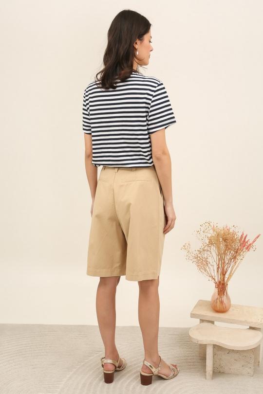 Shorts Mujer Navy blue Daphnea 6055 Efashion Paris