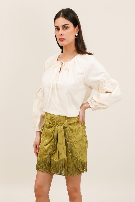 Jupes Femme Vert Daphnea 32171 Efashion Paris