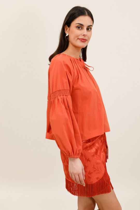 Blouses Femme Beige Daphnea 6078 Efashion Paris