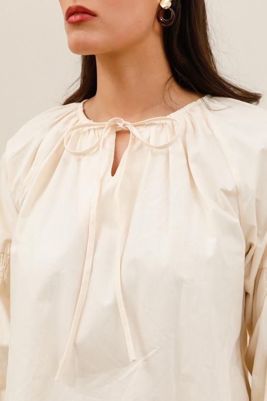 Blouses Femme Beige Daphnea 6078 Efashion Paris