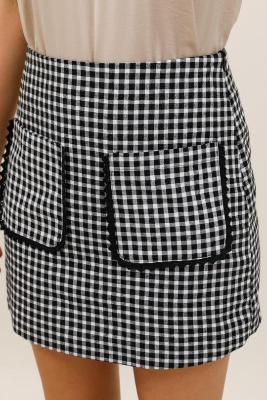 Jupes Femme Noir Daphnea 6070 Efashion Paris